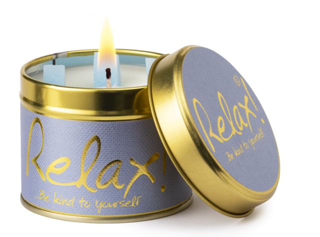 Relax  - Scented Tin Candle (ISBN: 5060142842512)