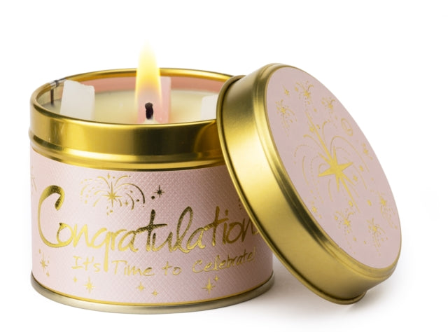 Congratulations - Scented Tin Candle (ISBN: 5060142842543)