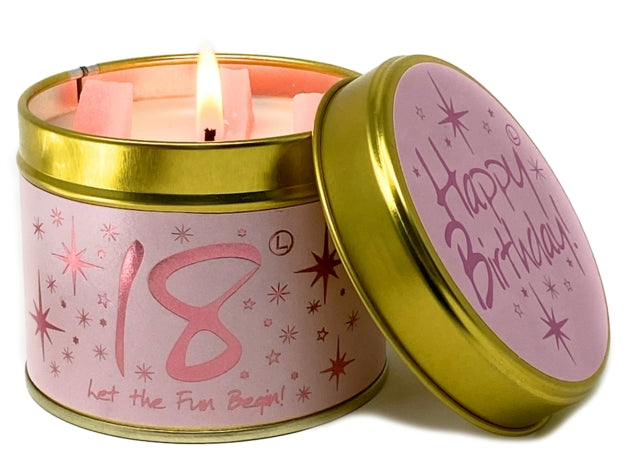 Happy Birthday 18 - Scented Tin Candle (ISBN: 5060142842772)