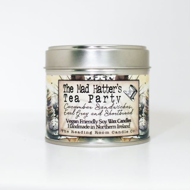 Mad Hatter's Tea Party- Scented Soy Candle- Cucumber Sandwiches, Earl Grey Tea and Shortbread (ISBN: 5065023895113)