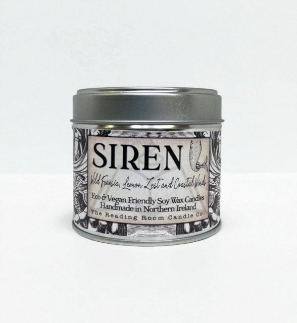 Siren- Scented Soy Candle - Wild Freesia, Lemon Zest and Coastal Winds (ISBN: 5065023895250)