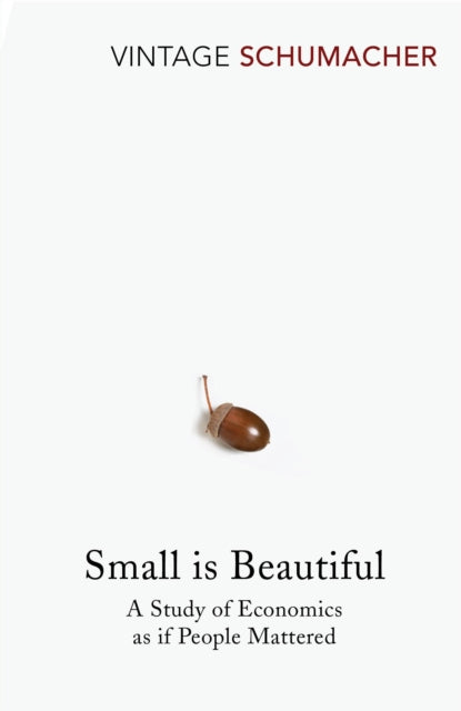 Small Is Beautiful : A Study of Economics as if People Mattered (ISBN: 9780099225614)
