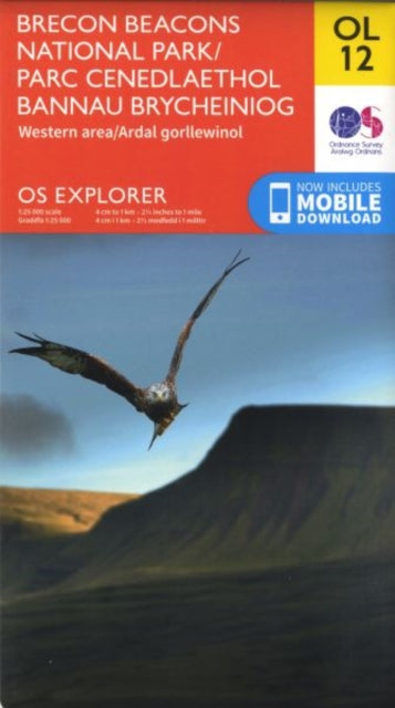 Brecon Beacons National Park / Parc Cenedlaethol Bannau Brycheiniog - Western Area / Ardal Gorllewinol : OL 12 (ISBN: 9780319242513)