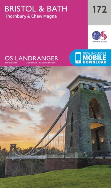 Bristol & Bath, Thornbury & Chew Magna : 172 (ISBN: 9780319262702)