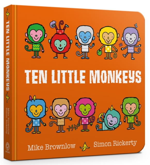 Ten Little Monkeys Board Book (ISBN: 9781408363171)