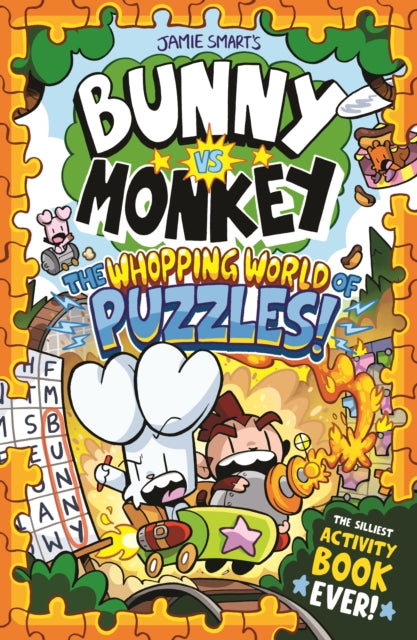 Bunny vs Monkey: The Whopping World of Puzzles (a Phoenix Comic Book, from the multi-million-selling creative genius Jamie Smart) (ISBN: 9781788453509)