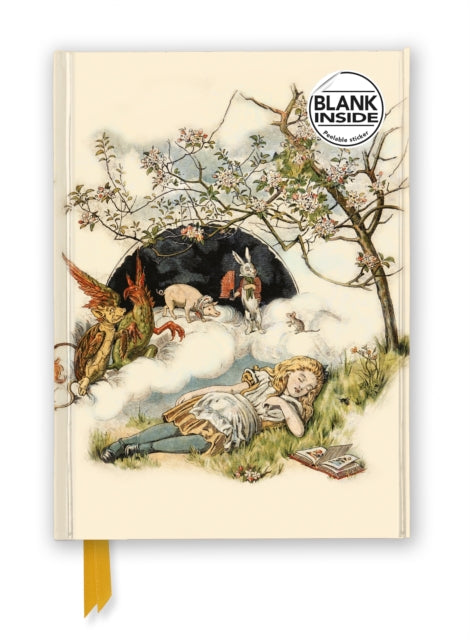 British Library: Alice Asleep, from Alice's Adventures in Wonderland (Foiled Blank Journal) (ISBN: 9781804178348)