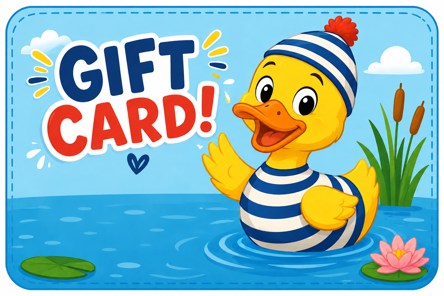 Stripy Duck Gift Card